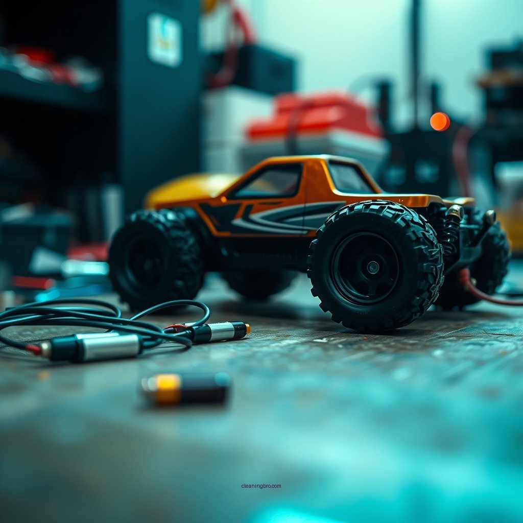 Remove Batteries and Electronics - how to clean rc truck