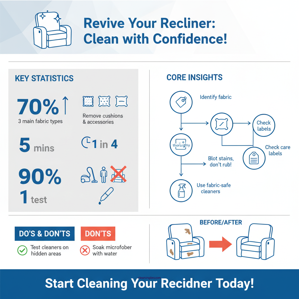 how to clean recliner fabric - Data Infographic and Statistics