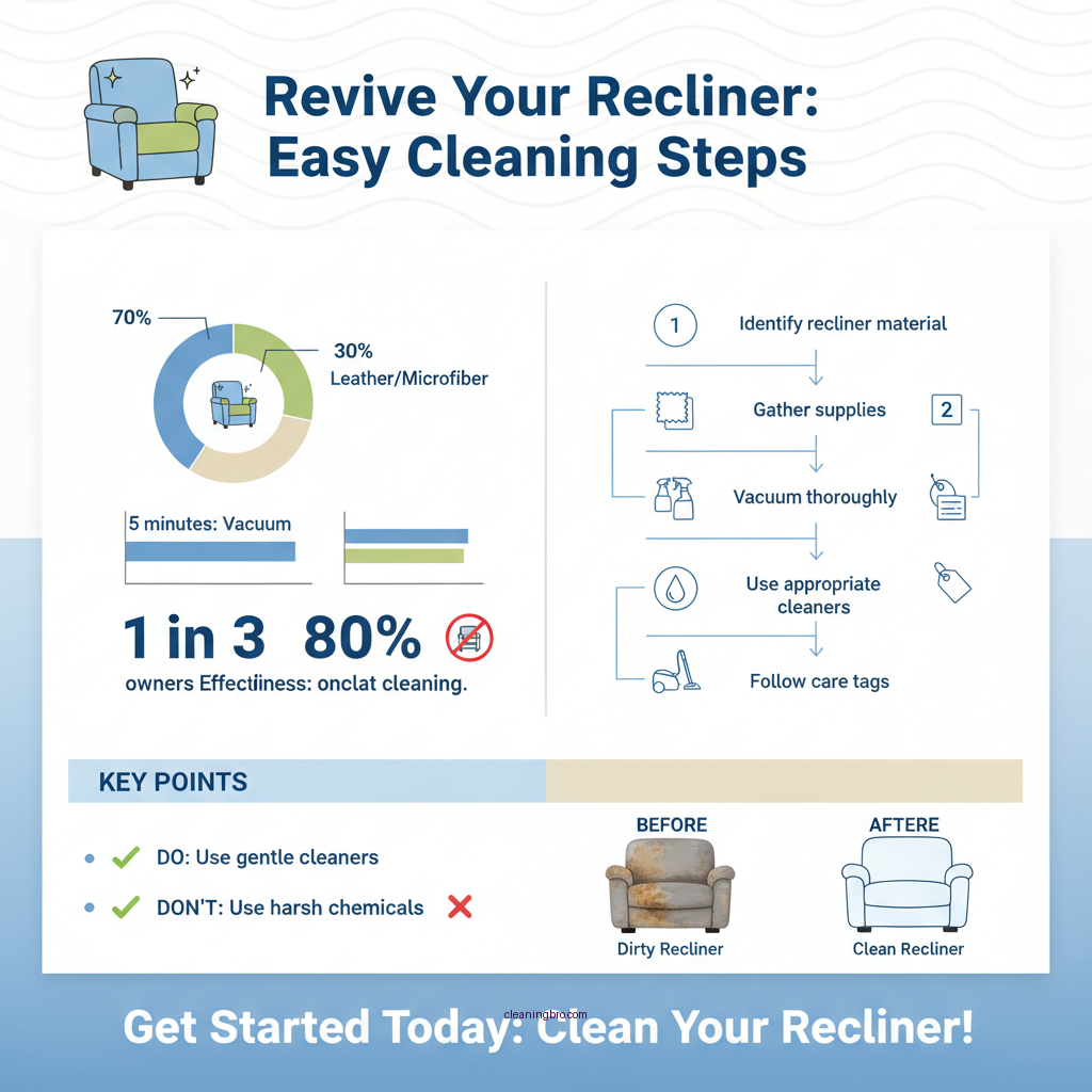 how to clean recliners - Data Infographic and Statistics