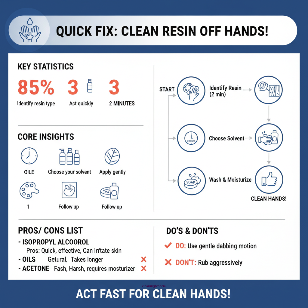 how to clean resin off hands - Data Infographic and Statistics