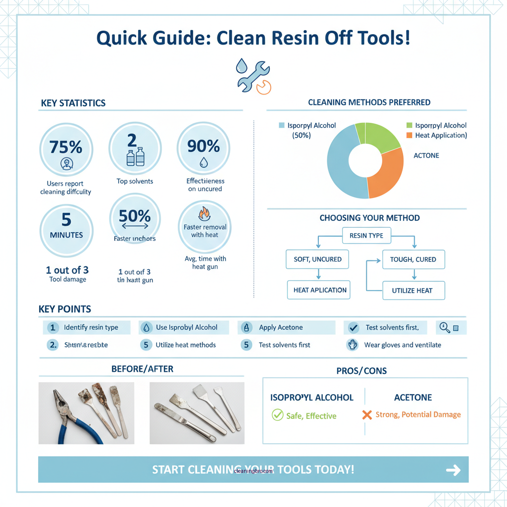 how to clean resin off tools - Data Infographic and Statistics