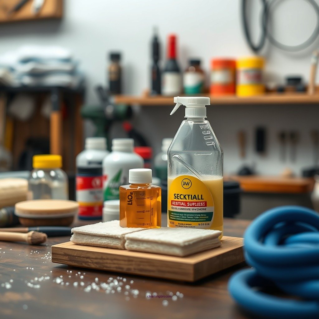 Essential Cleaning Supplies - how to clean resin tools