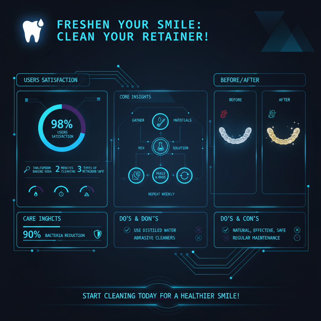 how to clean retainer with baking soda - Data Infographic and Statistics
