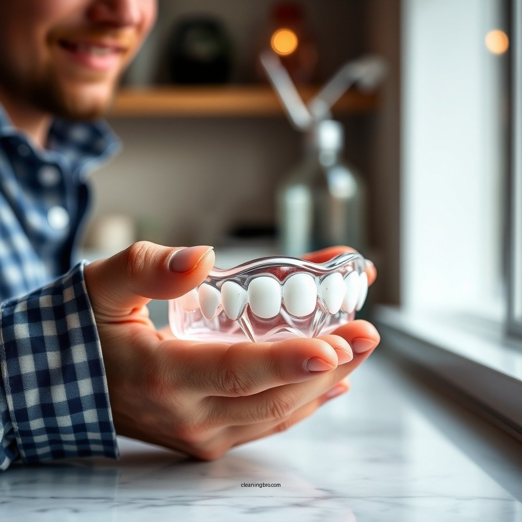 Soaking Your Retainer - how to clean retainer with vinegar
