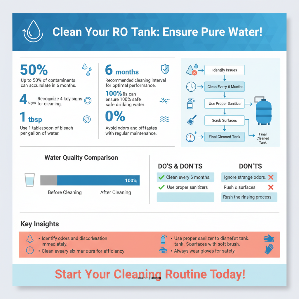 how to clean reverse osmosis tank - Data Infographic and Statistics