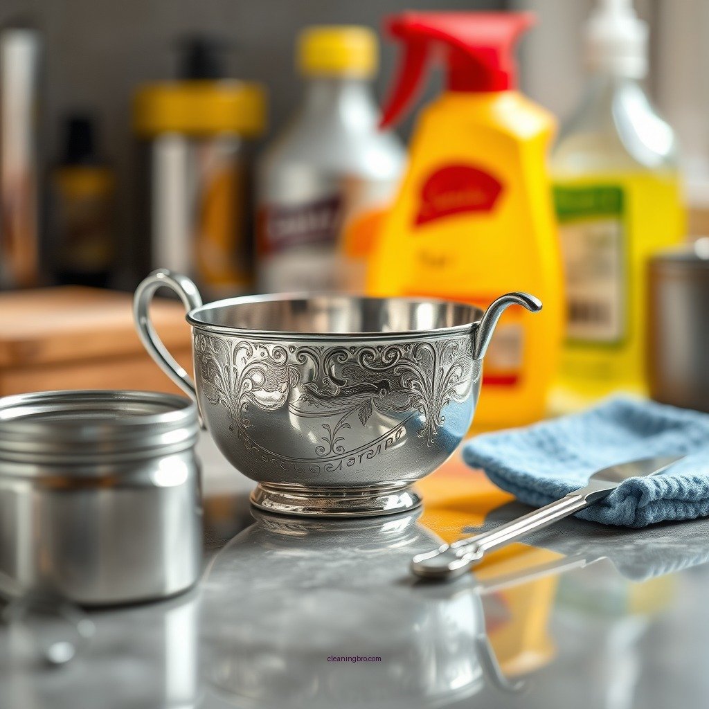 Essential Cleaning Supplies - how to clean rhodium plated silver