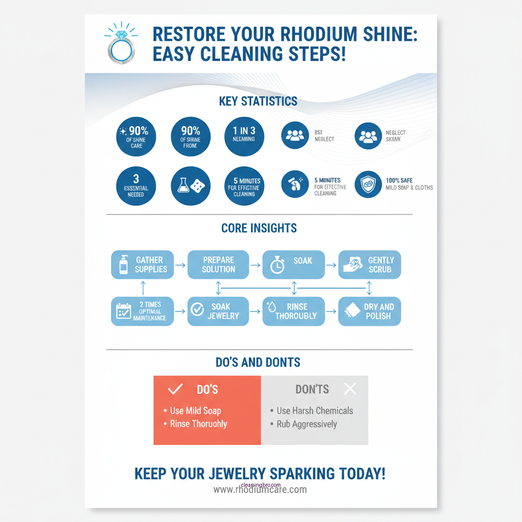 how to clean rhodium plated silver - Data Infographic and Statistics