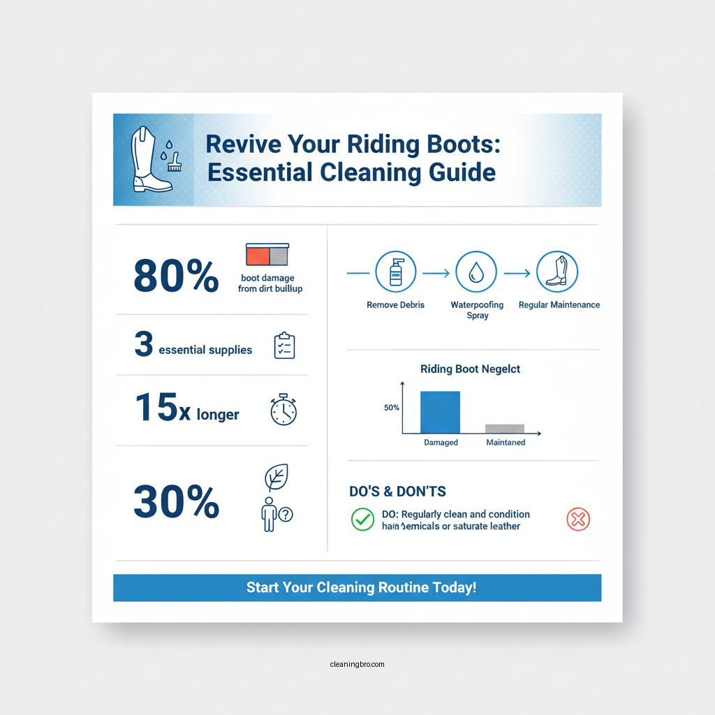 how to clean riding boots - Data Infographic and Statistics