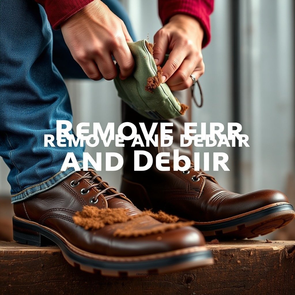 Remove Dirt and Debris - how to clean riding boots