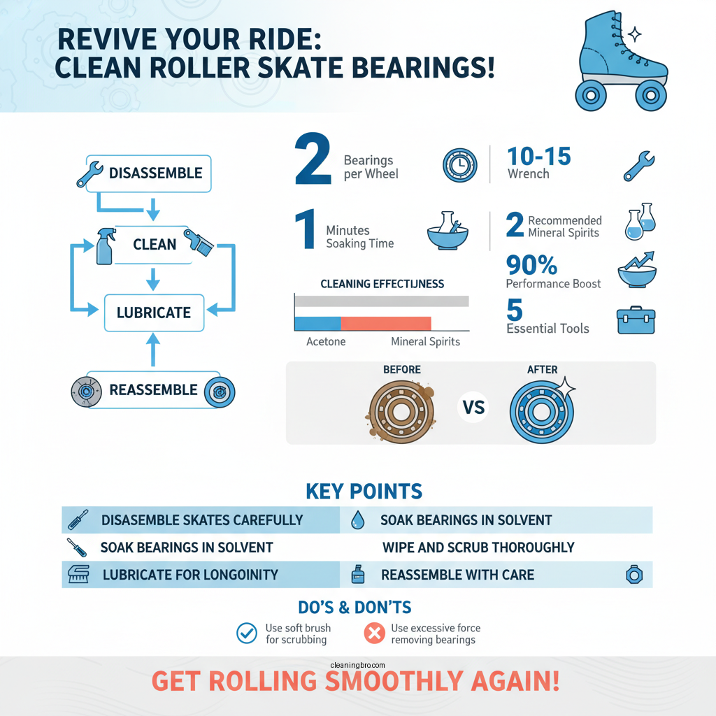 how to clean roller skate bearings - Data Infographic and Statistics
