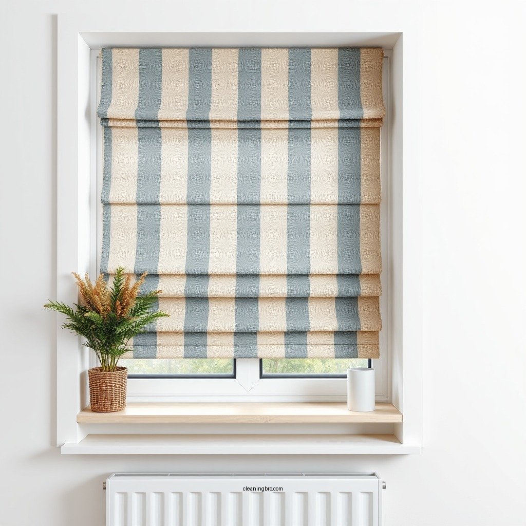 Dusting and Vacuuming - how to clean roman blinds