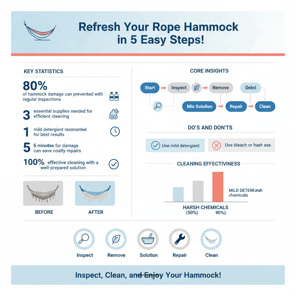 how to clean rope hammock - Data Infographic and Statistics