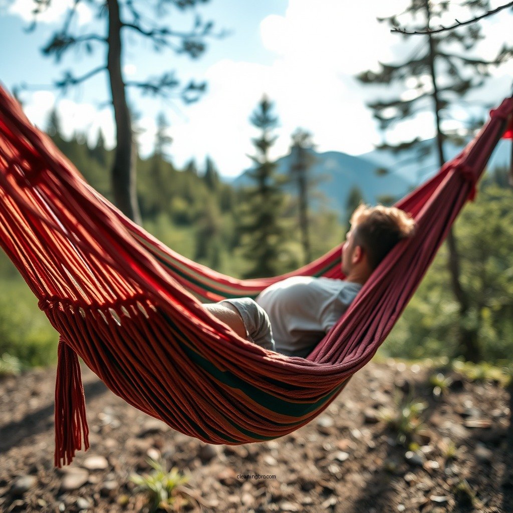 Inspect the Hammock - how to clean rope hammock