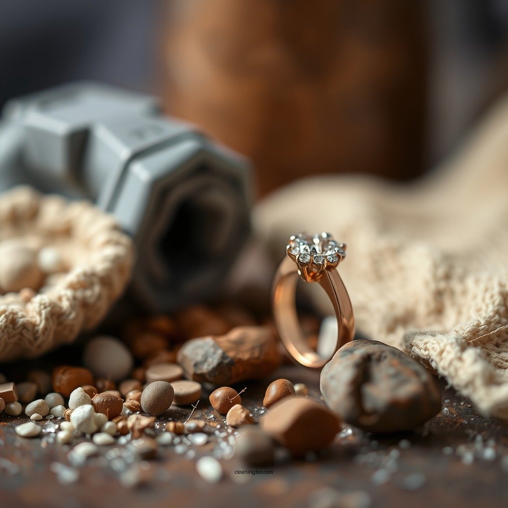 Materials Needed for Cleaning - how to clean rose gold ring