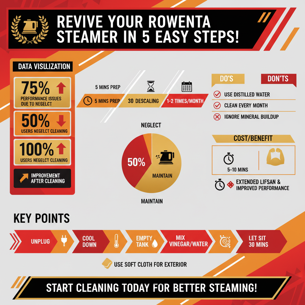 how to clean rowenta steamer - Data Infographic and Statistics