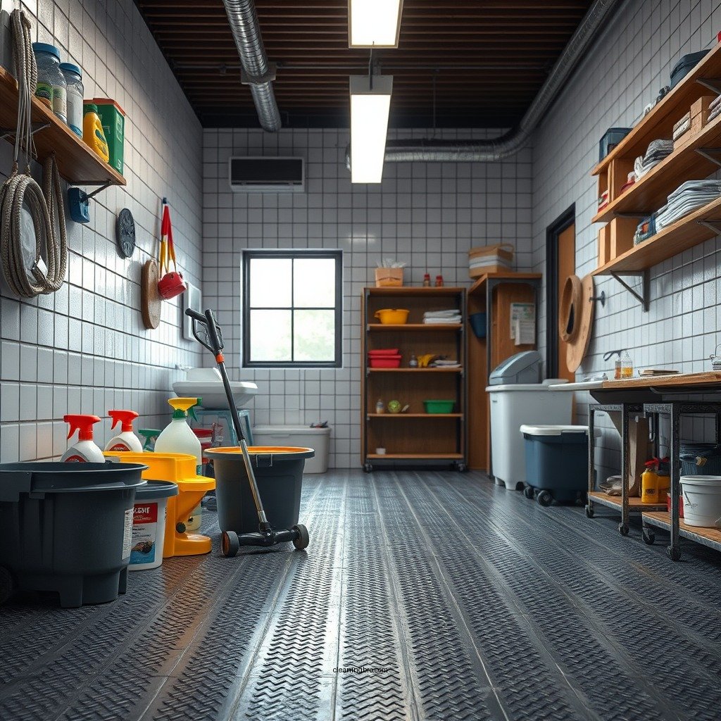 Essential Cleaning Supplies - how to clean rubber floors