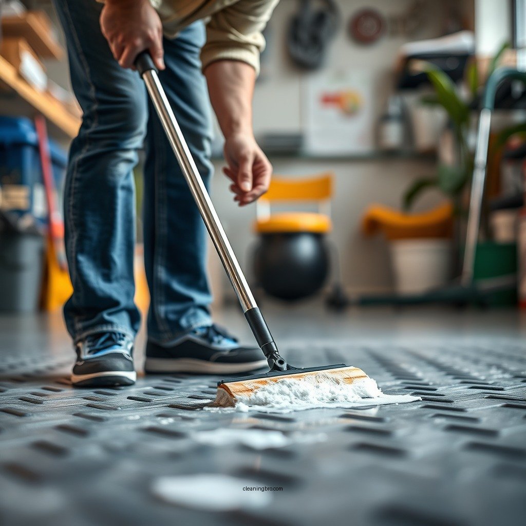 Step-by-Step Cleaning Process - how to clean rubber floors