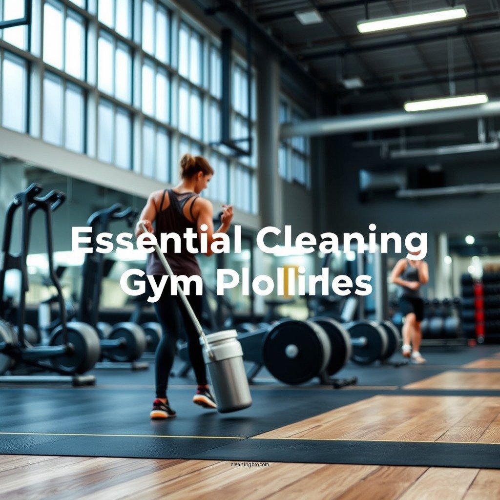 Essential Cleaning Supplies - how to clean rubber gym flooring