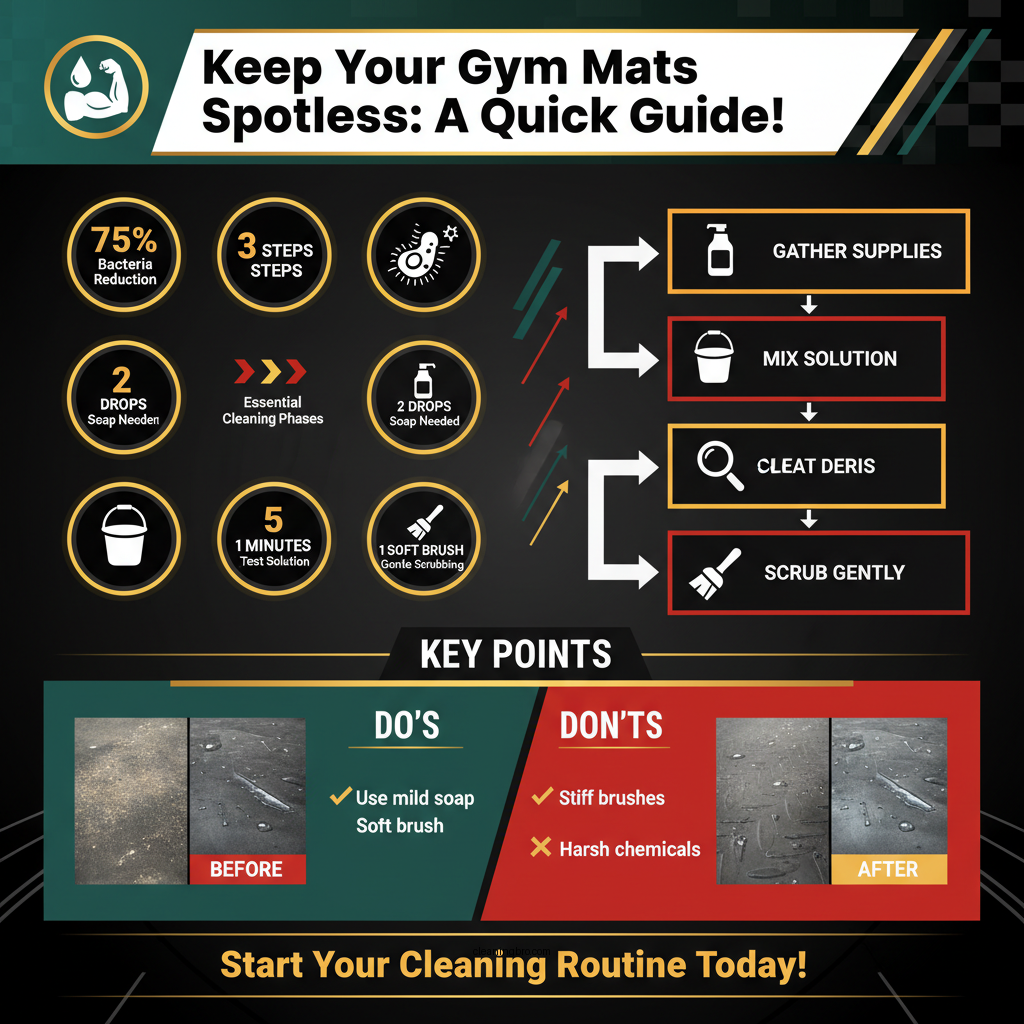 how to clean rubber gym mats - Data Infographic and Statistics