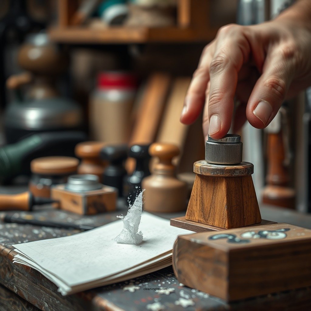 Tools Needed for Cleaning - how to clean rubber ink stamps