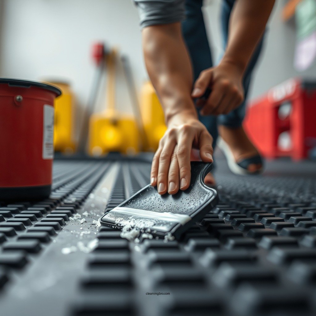 Cleaning Process - how to clean rubber mats