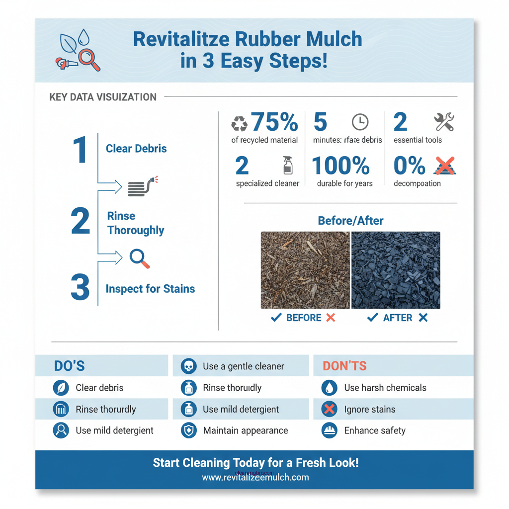 how to clean rubber mulch - Data Infographic and Statistics