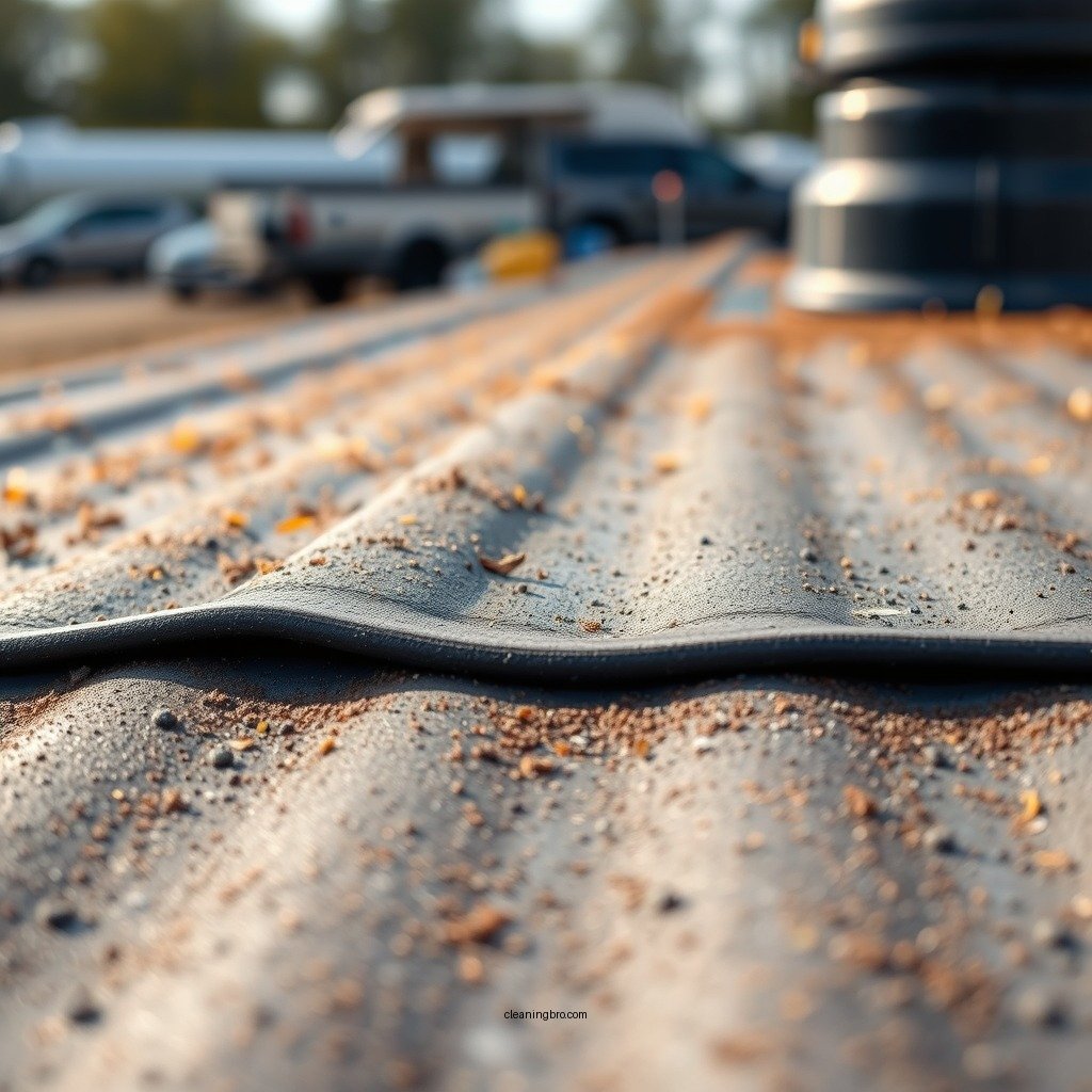 Cleaning the Roof Surface - how to clean rubber roof on rv