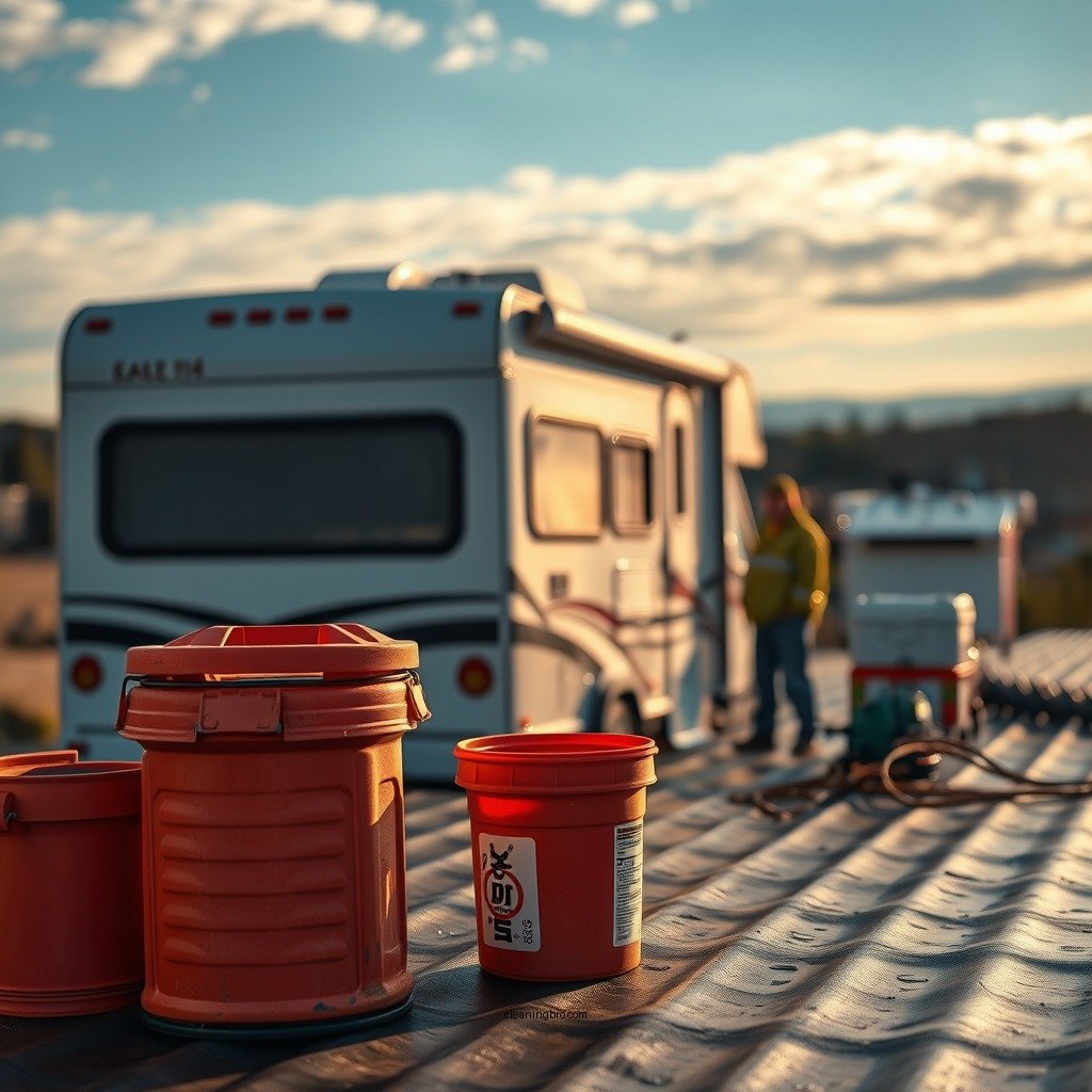 Gather the Right Supplies - how to clean rubber roof on rv