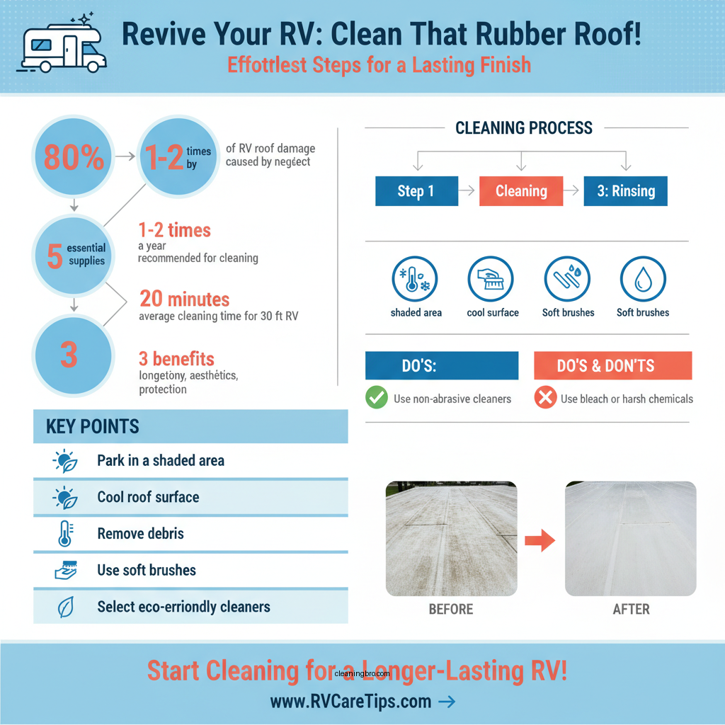 how to clean rubber roof on rv - Data Infographic and Statistics