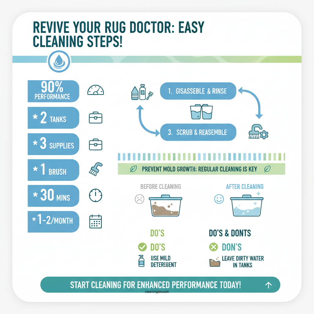 how to clean rug doctor machine - Data Infographic and Statistics