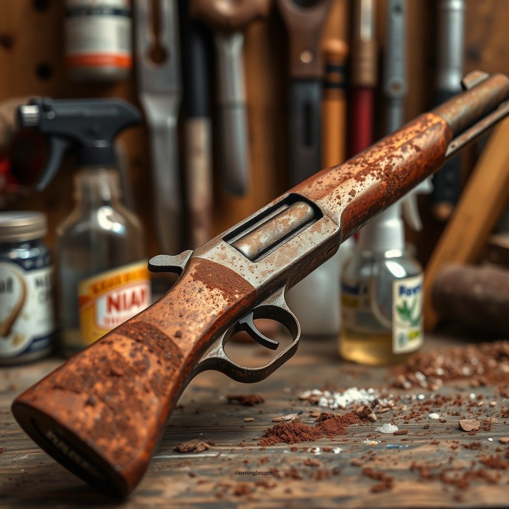 Essential Cleaning Supplies - how to clean rust from a gun