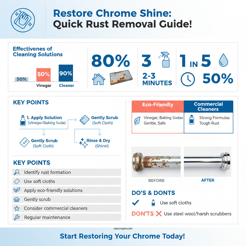 how to clean rust from chrome - Data Infographic and Statistics