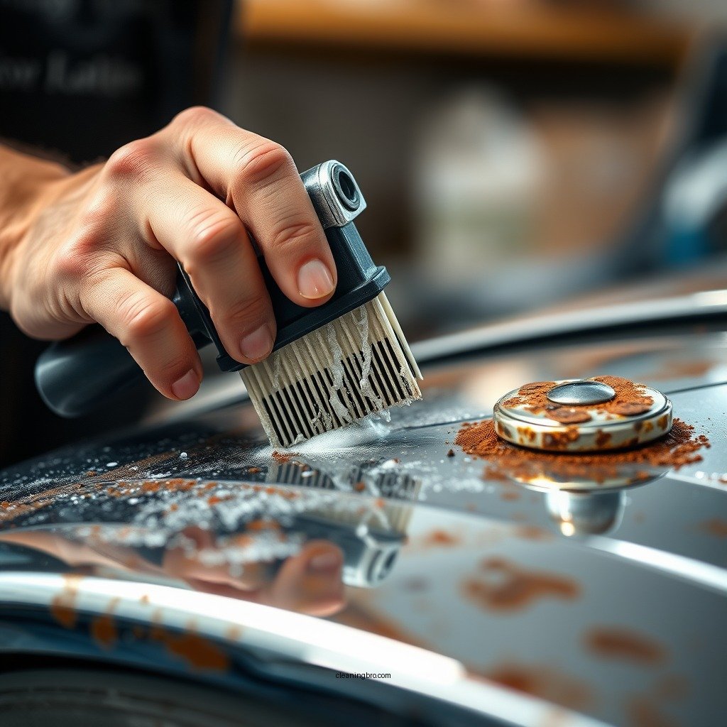 Step-by-Step Cleaning Process - how to clean rust from chrome