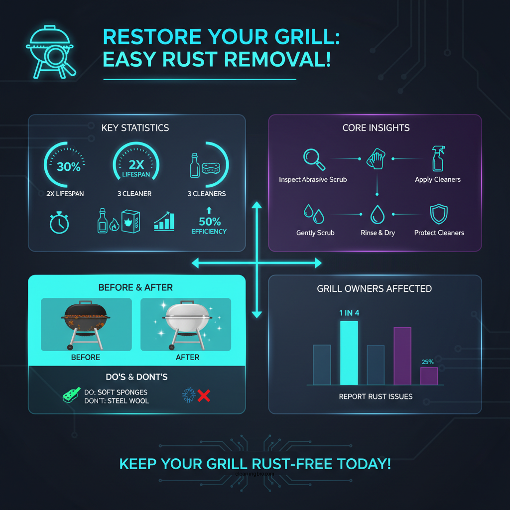 how to clean rust from stainless steel grill - Data Infographic and Statistics