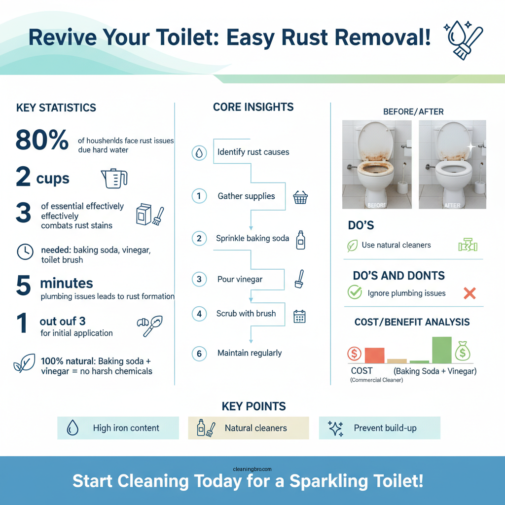how to clean rust from toilet bowl - Data Infographic and Statistics