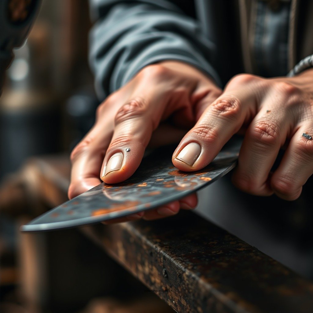 Step-by-Step Cleaning Process - how to clean rust off damascus steel