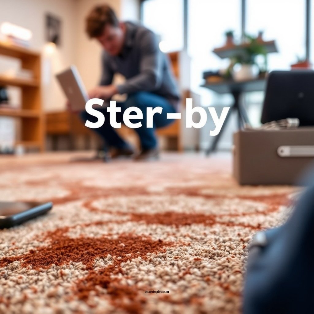 Step-by-Step Removal Process - how to clean rust stains from carpet