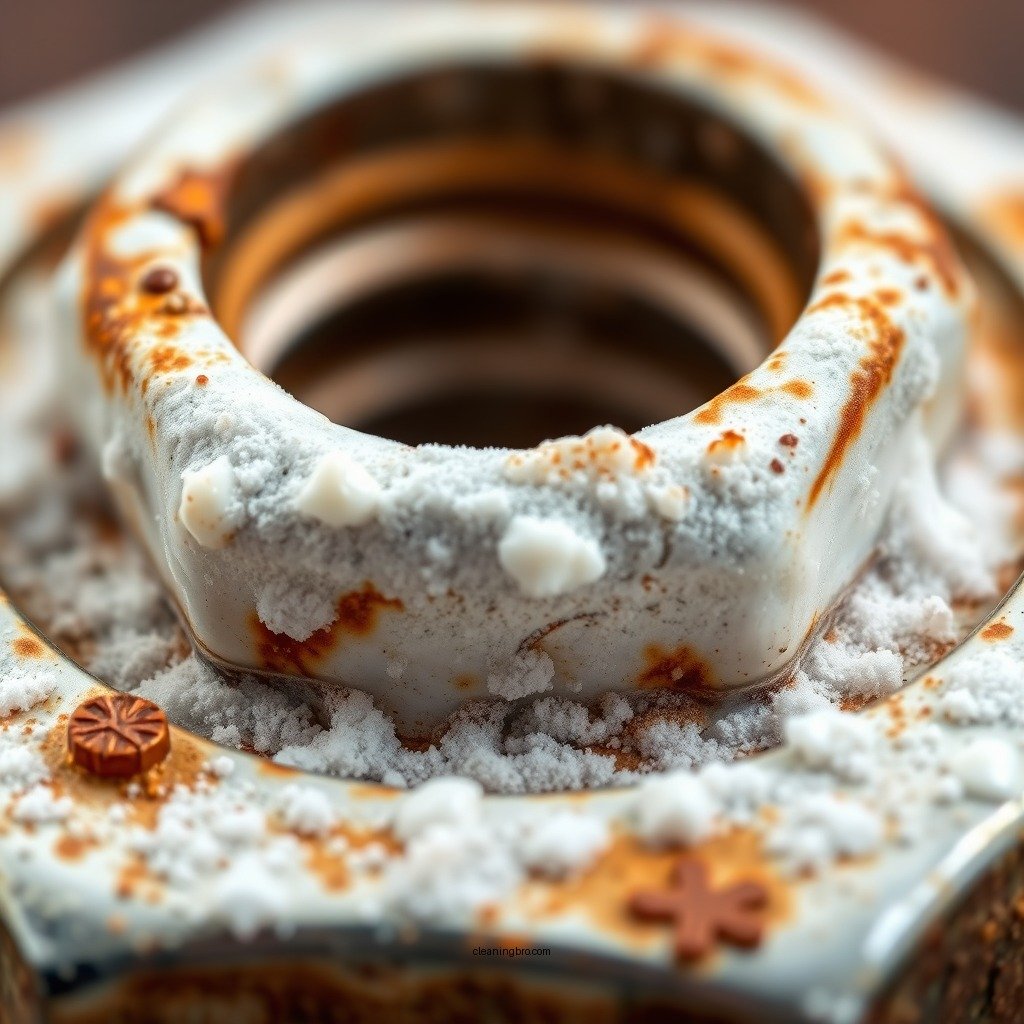 Method 2: Baking Soda Paste - how to clean rusty nuts and bolts