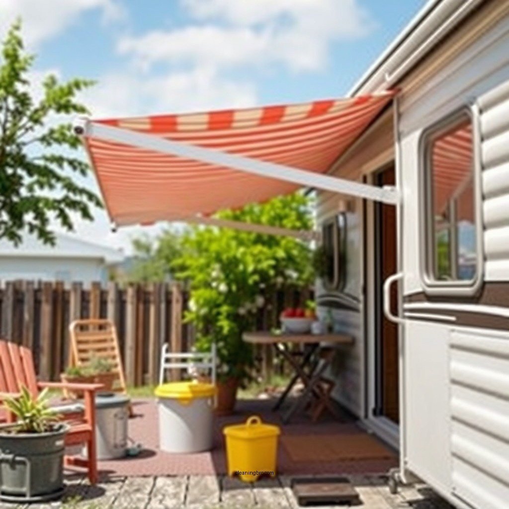 Gather Your Cleaning Supplies - how to clean rv awnings