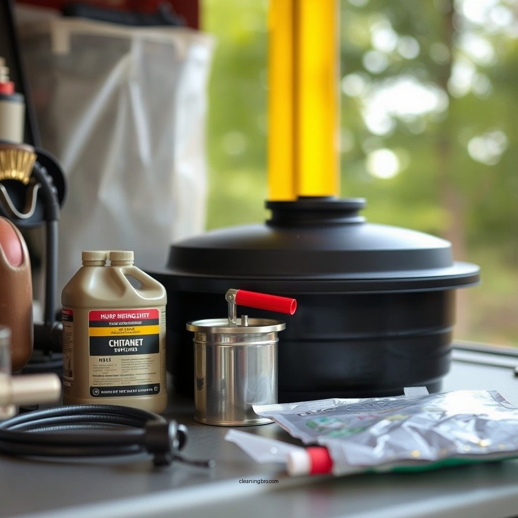 Gather Necessary Supplies - how to clean rv black holding tank