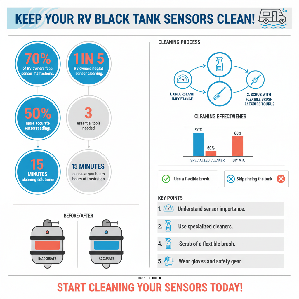 how to clean rv black tank sensors - Data Infographic and Statistics