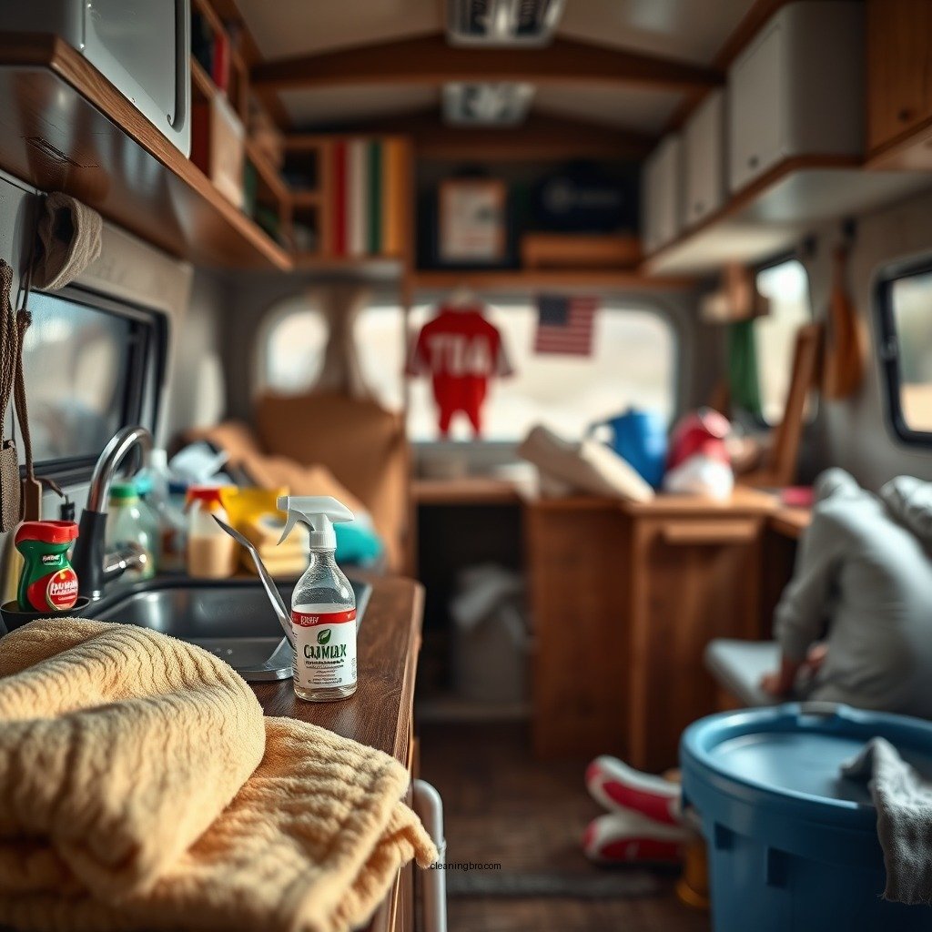 Gather Your Cleaning Supplies - how to clean rv