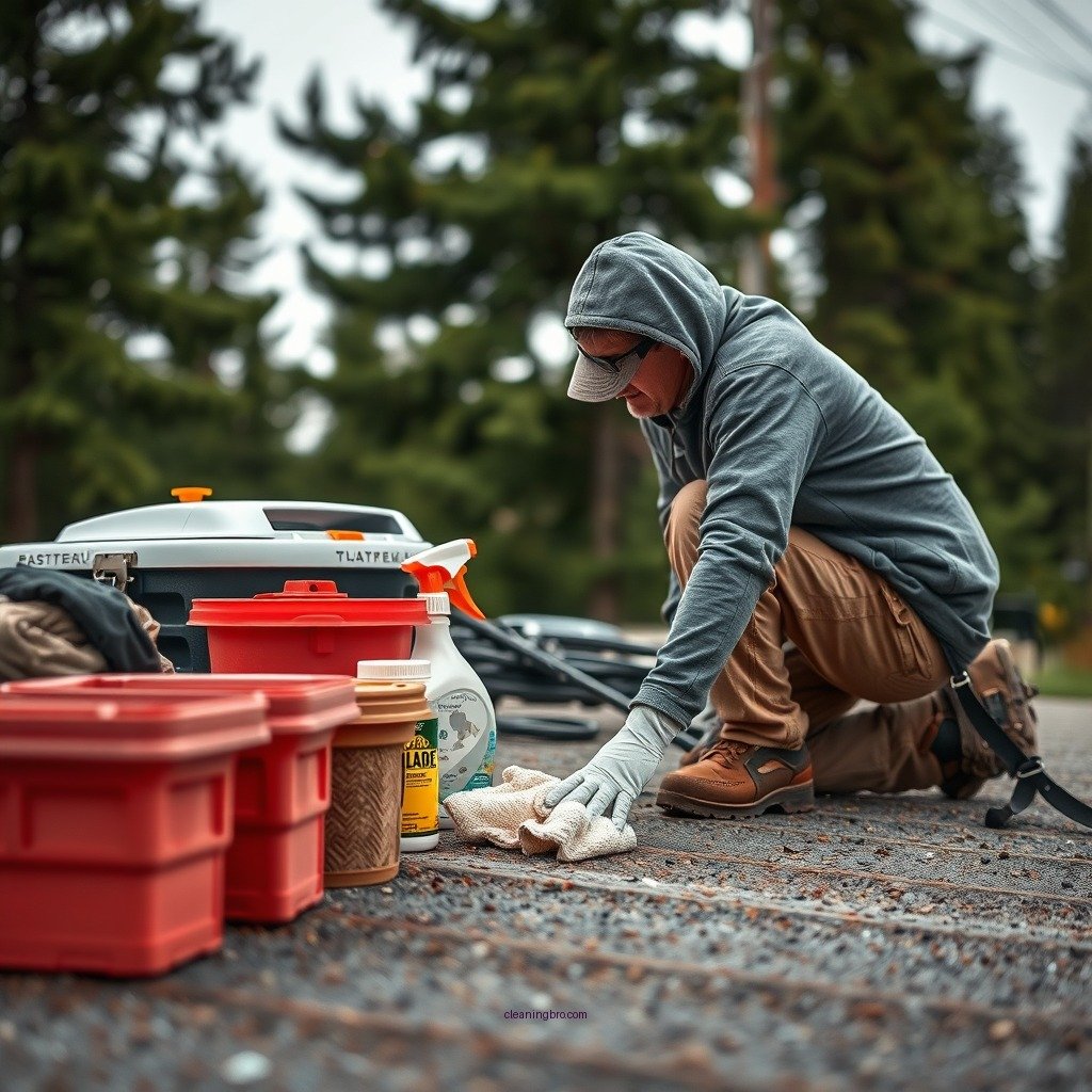 Gathering Necessary Supplies - how to clean rv roof