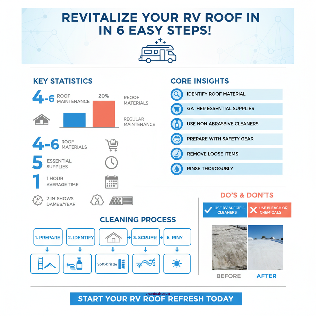 how to clean rv roof - Data Infographic and Statistics