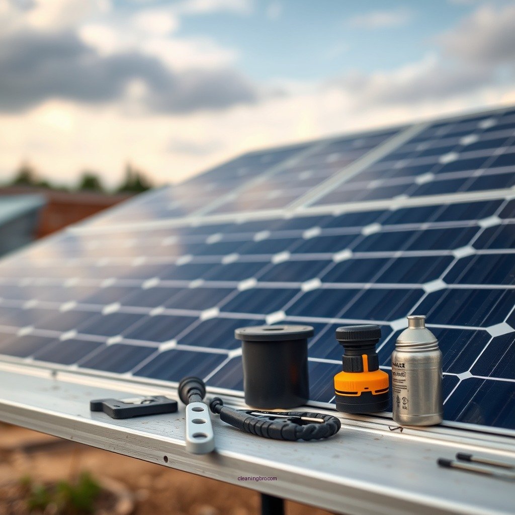 Tools and Supplies You’ll Need - how to clean rv solar panels