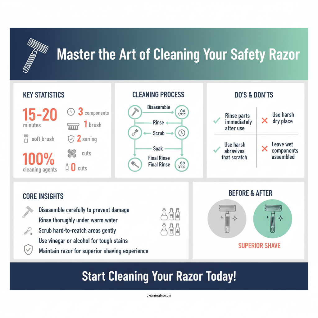 how to clean safety razor - Data Infographic and Statistics