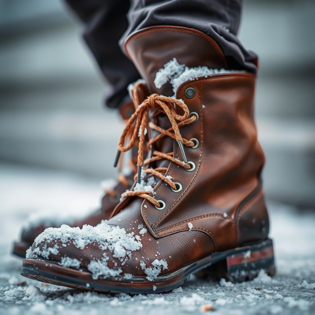Cleaning the Salt Off Your Boots - how to clean salt off leather boots