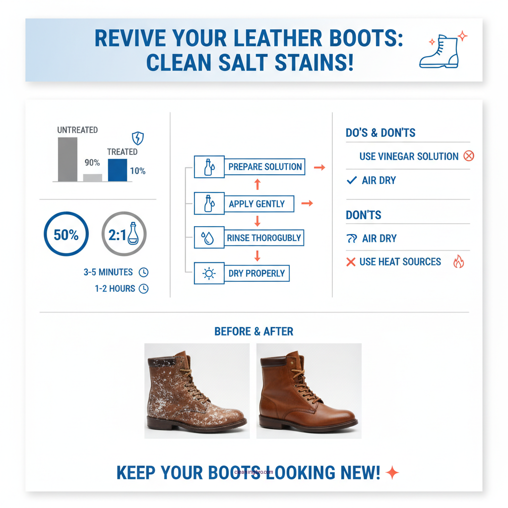 how to clean salt off leather boots - Data Infographic and Statistics