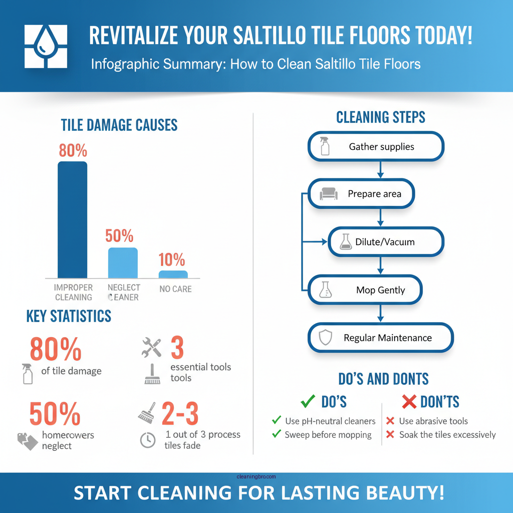 how to clean saltillo tile floors - Data Infographic and Statistics