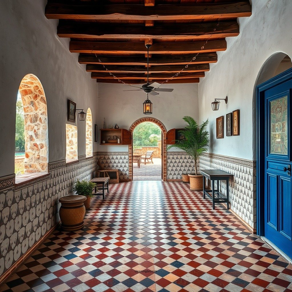 Understanding Saltillo Tile - how to clean saltillo tile